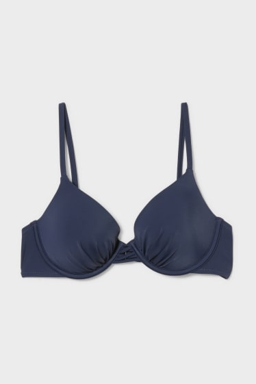 Women - Bikini top - dark blue