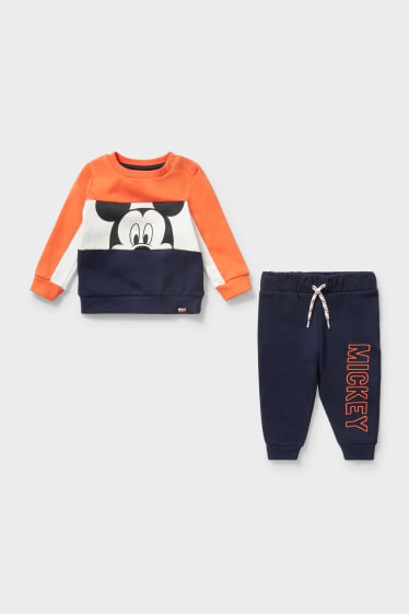 Babies - Mickey Mouse - baby outfit  - 2 piece - dark blue