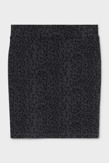 Women - Basic skirt - dark gray
