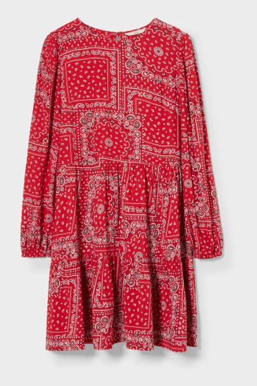 Femmes - CLOCKHOUSE - robe - rouge