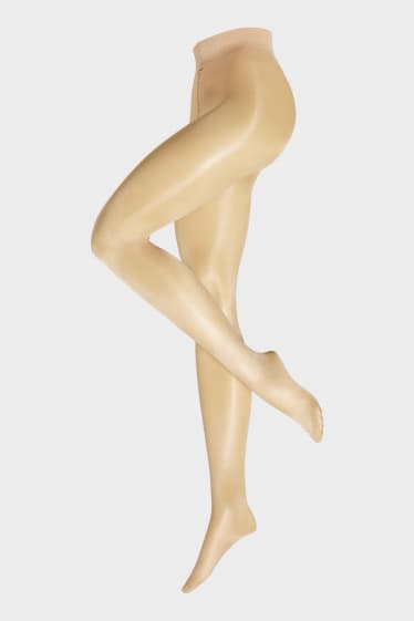 Women - Support tights - LYCRA® - 70 denier - light beige