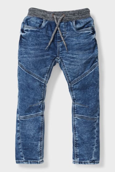 Children - Curved jeans - denim-blue gray