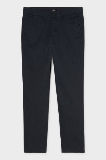 Men - Chinos - slim fit - dark blue