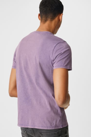 Men - CLOCKHOUSE - T-shirt - AC/DC - light violet
