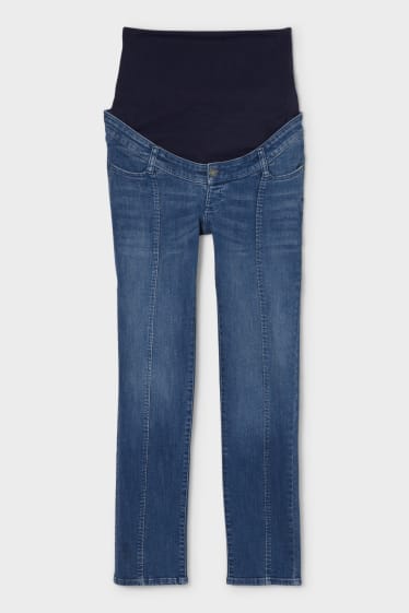Damen - Umstandsjeans - Straight Jeans - jeans-dunkelblau