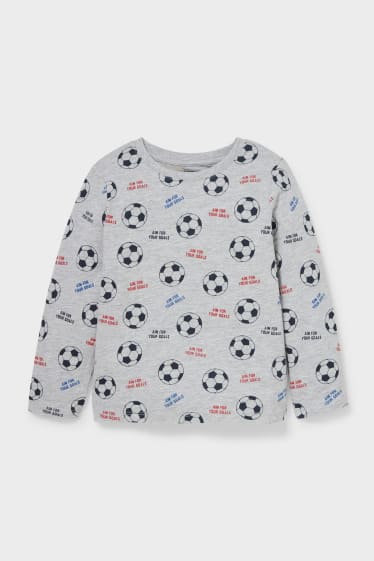Children Boys - Long sleeve T-shirt - light gray-melange