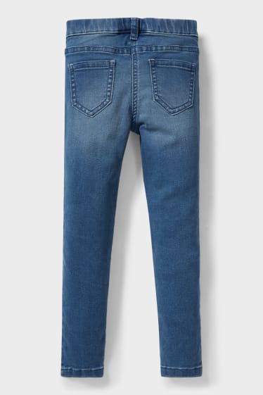 Dětské - Jednorožec - super skinny jeans - džíny - modré
