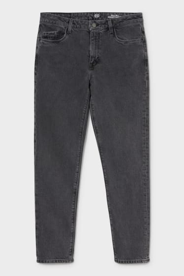 Kobiety - Premium straight tapered jeans - dżins-ciemnoszary