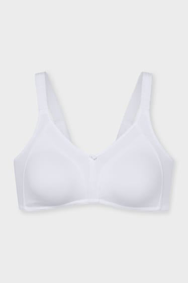 Women - Non-wired minimiser bra - white