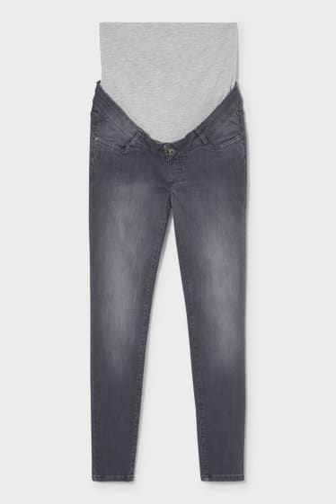 Femmes - Jean de grossesse - skinny jean - jean gris foncé