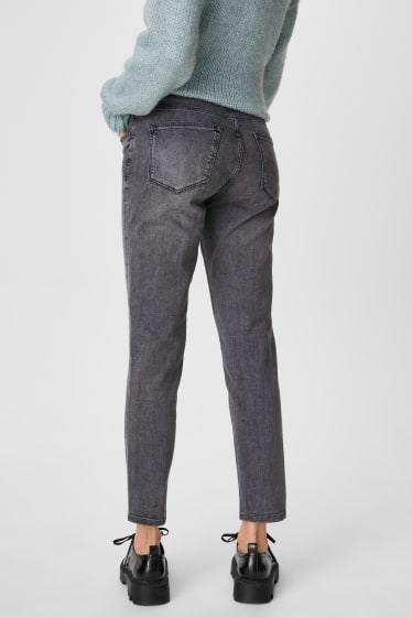 Mujer - Straight tapered jeans - vaqueros - gris oscuro