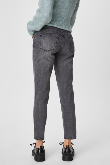 Women - Straight tapered jeans - denim-dark gray