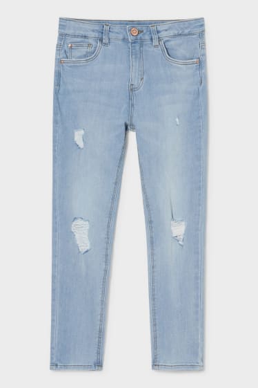 Kinder - Skinny Jeans - jeans-hellblau