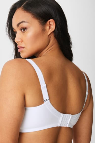 Women - Non-wired minimiser bra - white