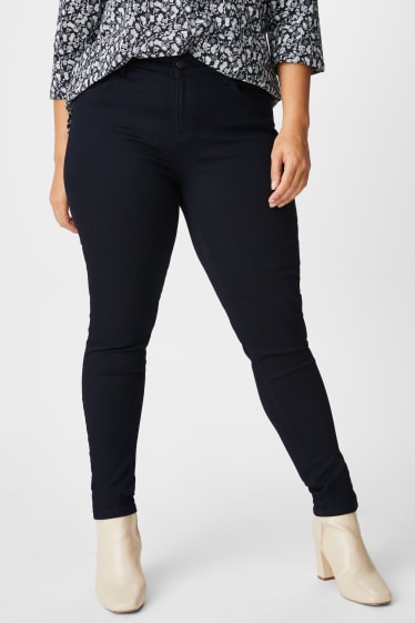 Dámské - Skinny jeans - One Size Fits More - džíny - tmavomodré
