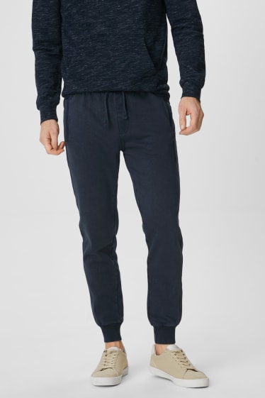 Hommes - Pantalon de jogging - bleu foncé