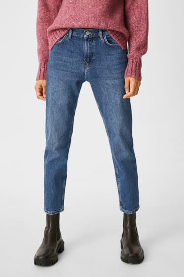 Femmes - Slim tapered jean - jean bleu