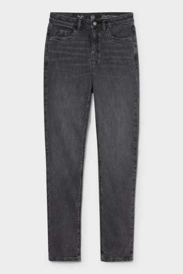 Dames - Slim jeans - jeansgrijs