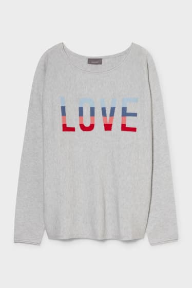 Women - Jumper - gray-melange