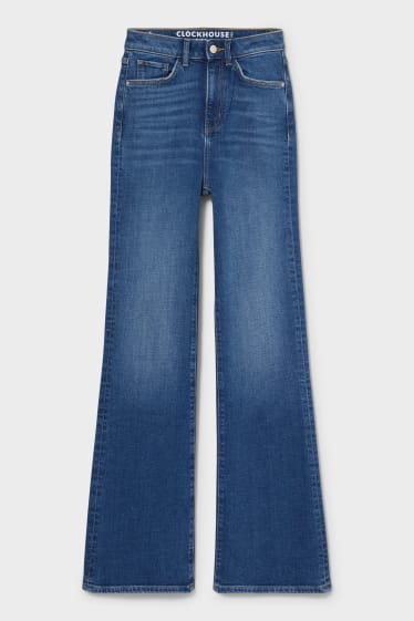 Ados & jeunes adultes - CLOCKHOUSE - flare jean - jean bleu