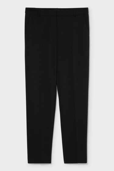 Kobiety - Spodnie biznesowe - classic slim fit - czarny