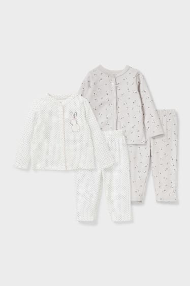 Babies - Baby pyjamas  - 2 pack - cremewhite