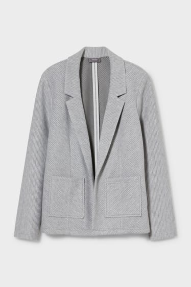 Dames - Blazer - licht grijs-mix