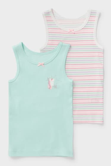 Children - Multipack of 2 - vest - mint green