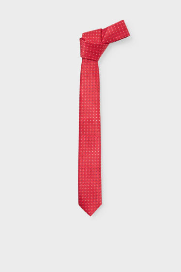 Children - Tie - polka dot - red