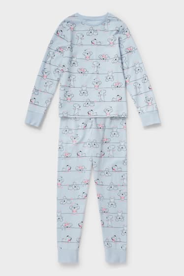 Kinderen - Pyjama - 2-delig - lichtblauw