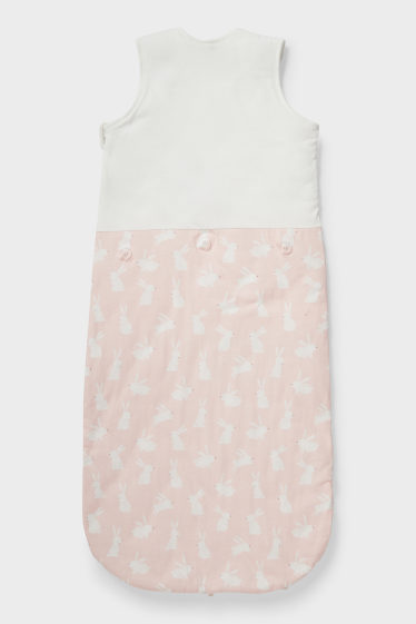 Baby Girls - Baby sleeping bag - white / rose