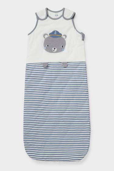 Baby Boys - Baby sleeping bag - white / blue