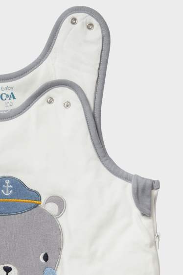 Baby Boys - Baby sleeping bag - white / blue