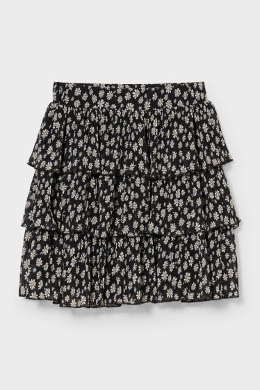 Teens & young adults - CLOCKHOUSE - skirt - black / white