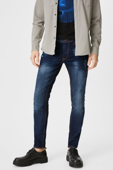 Jóvenes - CLOCKHOUSE - skinny jeans - vaqueros - azul oscuro