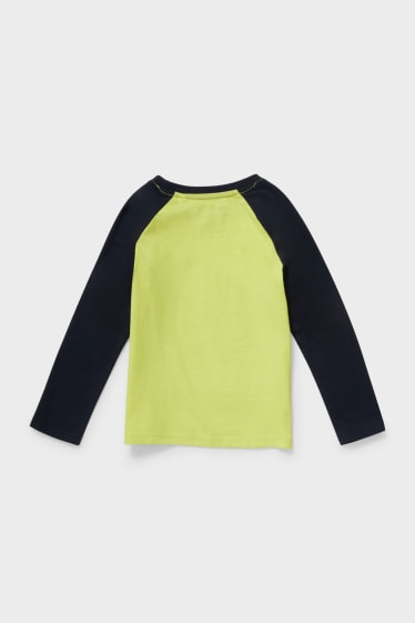 Children - Dinosaur - long sleeve T-shirt - yellow