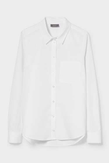 Women - Blouse - white