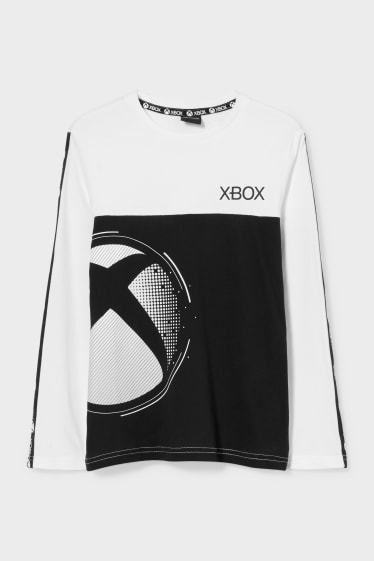Bambini - Xbox - maglia a maniche lunghe - bianco