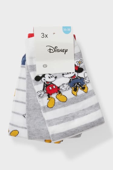 Damen - Multipack 3er - Socken - Disney - weiss