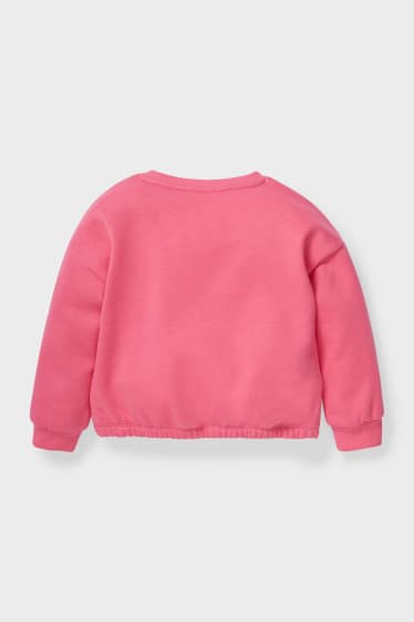 Kinderen - Sweatshirt - glanseffect - fuchsiarood