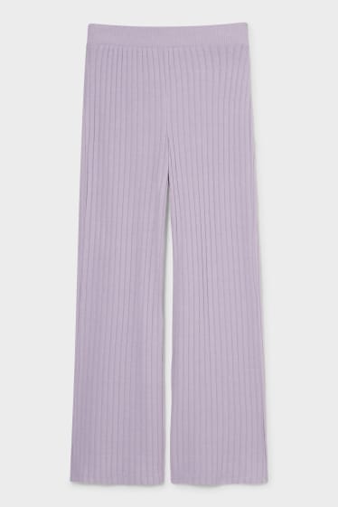 Women - CLOCKHOUSE - trousers - palazzo - lilac