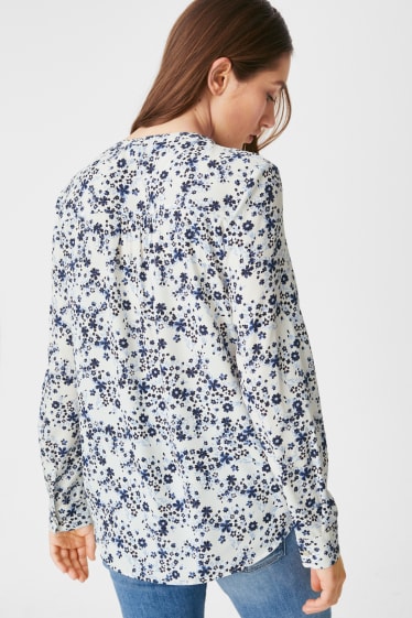 Donna - Blusa - bianco / blu