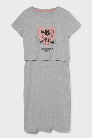 Women - Nursing nightshirt - Disney - light gray-melange