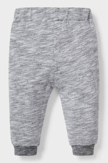 Neonati - Pantaloni sportivi per bebè - grigio melange