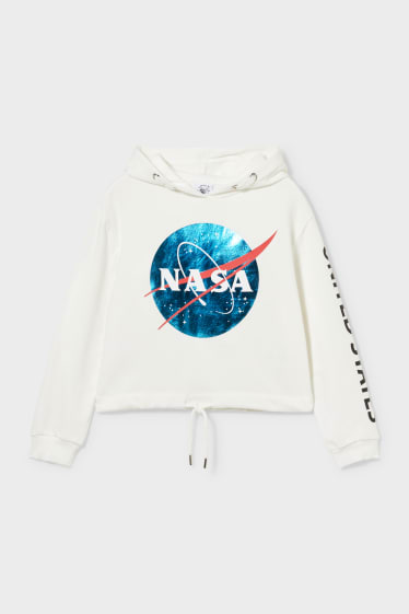 Kinderen - NASA - hoodie - crème wit