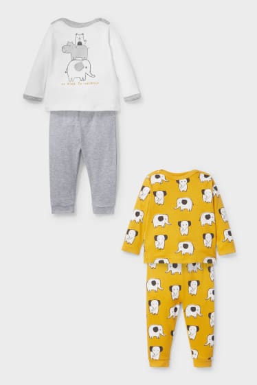 Babies - Baby pyjamas  - 2 pack - yellow