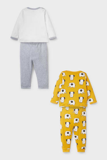 Babies - Baby pyjamas  - 2 pack - yellow