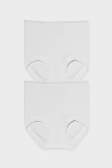 Women - Multipack of 2 - briefs - white