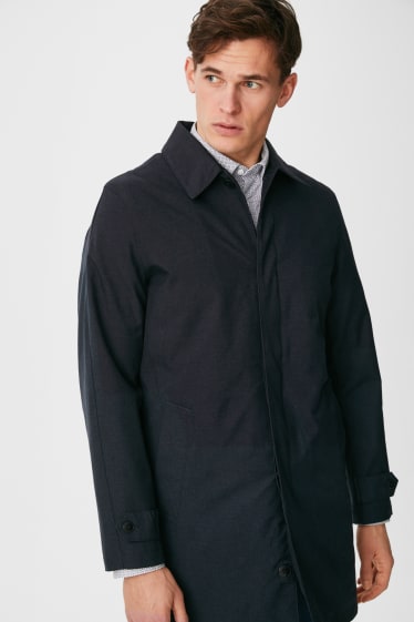 Hommes - Manteau - bleu foncé