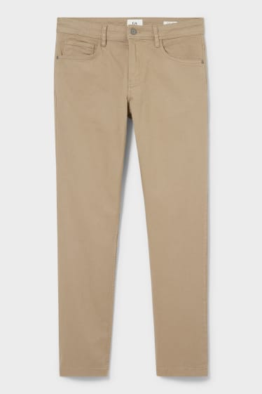 Uomo - Pantaloni - regular fit - tortora